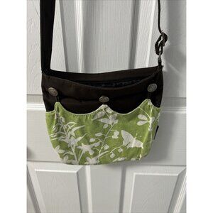 Reverse-A-Purse Medium Canvas Purse Bag w/ Reversible Cover Looks Large GR46